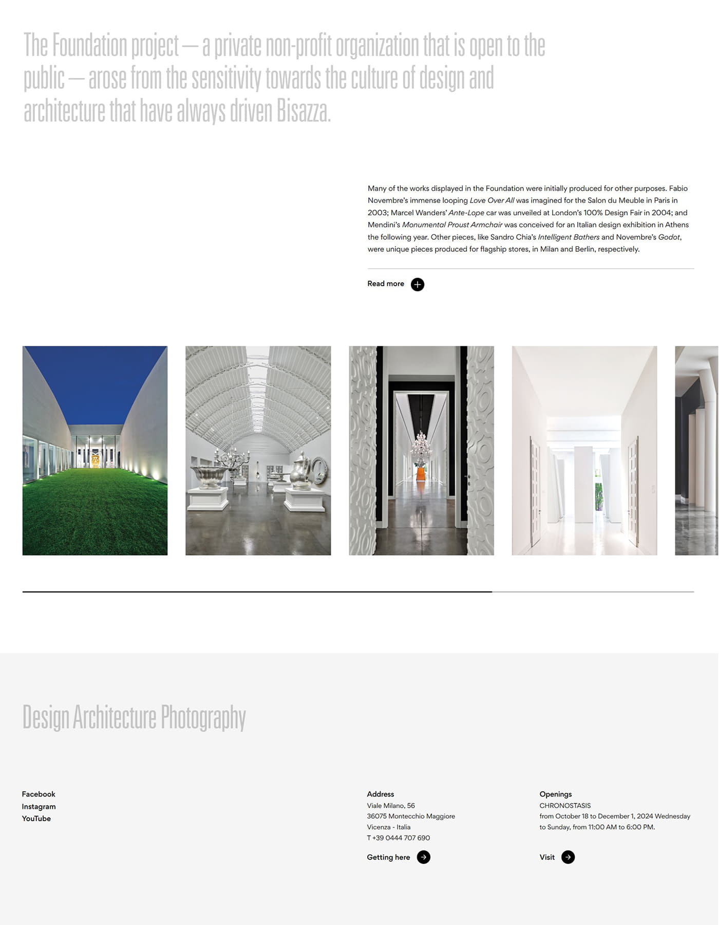 Case Study - Fondazione Bisazza - Body Image